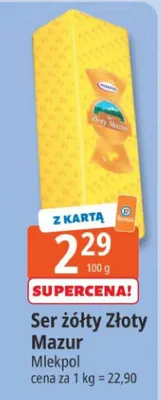 Ser żółty Złoty promocja w Leclerc