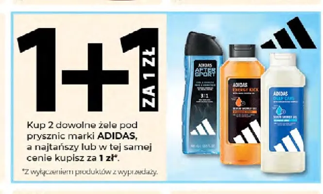 Żel pod prysznic Adidas promocja w Drogerie Jawa