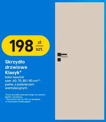 Skrzydło drzwiowe Klasyk pełne promocja w Castorama