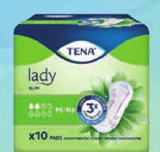 Podpaski Tena Lady Slim Mini 10-pak promocja w Stokrotka