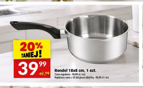 Rondel 18x8 cm promocja w Twój Market