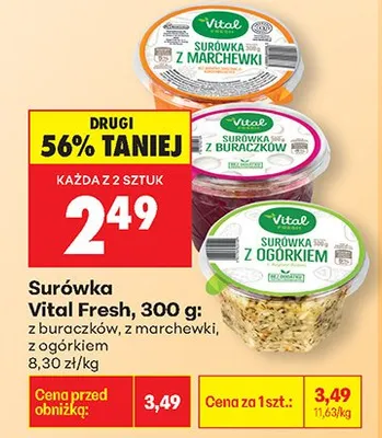 Surówka z buraczków promocja w Biedronka