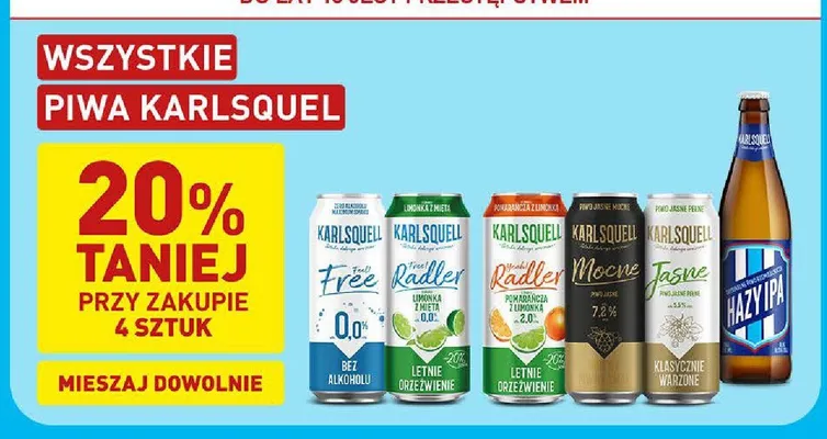 Piwo Karlsquell Hazy IPA promocja w Aldi