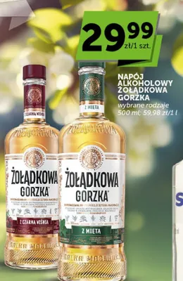 Napój alkoholowy Żołądkowa Gorzka wybrane rodzaje promocja w ABC