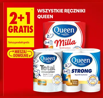 Ręcznik kuchenny Queen Total absorption promocja w Biedronka
