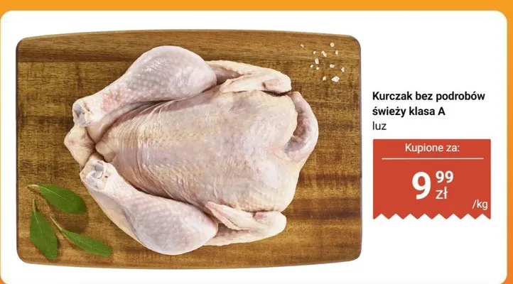 Kurczak bez podrobów świeży klasa A promocja w Dino