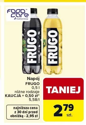 Napój Frugo promocja w Carrefour