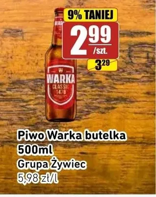 Piwo Warka Classic promocja w API Market