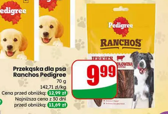 Przekąska dla psa Ranchos promocja w Dino