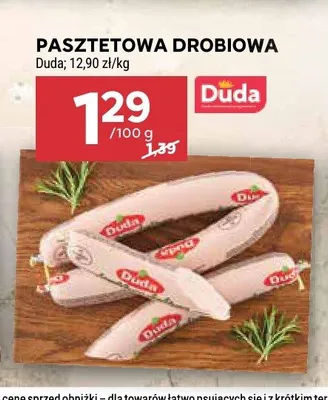 Pasztetowa drobiowa Duda promocja w Stokrotka