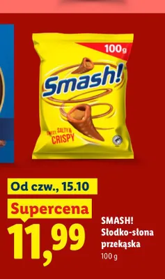 Słodko-słona przekąska Smash! promocja w Lidl