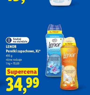 Perełki zapachowe Lenor Spring Awakening XL promocja w Lidl