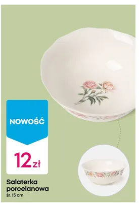 Salaterka porcelanowa promocja w Pepco