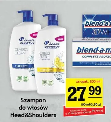 Szampon do włosów Head & Shoulders Classic Clean promocja w Gram Market