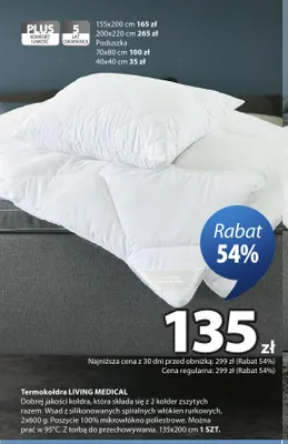 Termokołdra Living Medical 200x220 cm promocja w Jysk