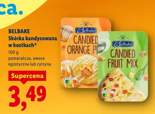 Skórka kandyzowana w kostkach promocja w Lidl