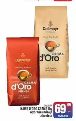 Kawa ziarnista Dallmayr d'Oro Crema promocja w Tomi Markt