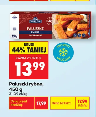 Paluszki rybne Family Fish promocja w Biedronka