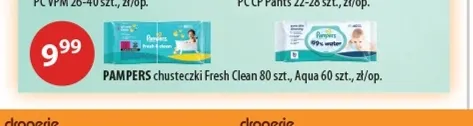 Chusteczki Pampers Fresh Clean promocja w Drogerie Laboo