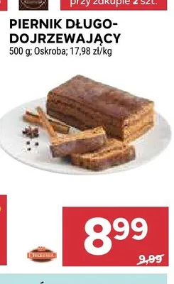 Piernik długodojrzewający Oskroba promocja w Stokrotka