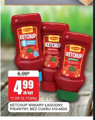 Ketchup Winiary bez cukru promocja w Bingo