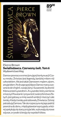 Książka Światłodawca. Czerwony świt. Tom 6 Pierce Brown oprawa twarda promocja w Empik