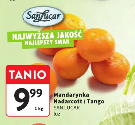 Mandarynki Nadarcott SanLucar promocja w Intermarche