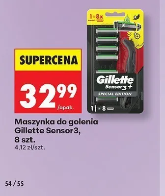 Maszynka do golenia Gillette Sensor3 promocja w Biedronka
