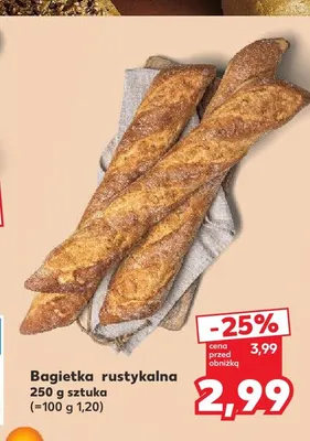 Bagietka rustykalna promocja w Kaufland
