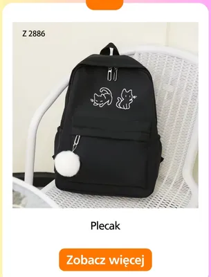 Plecak promocja w Temu