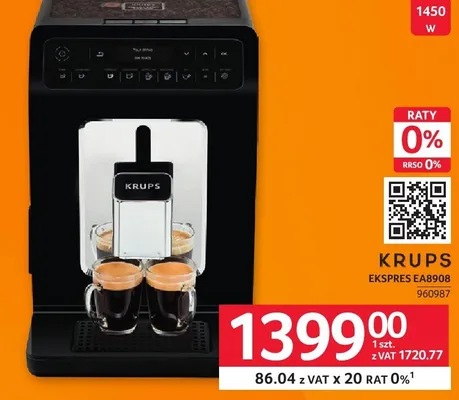 Ekspres do kawy Krups EA890B promocja w Selgros