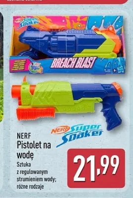 Pistolet na wodę Nerf Super Soaker promocja w Aldi