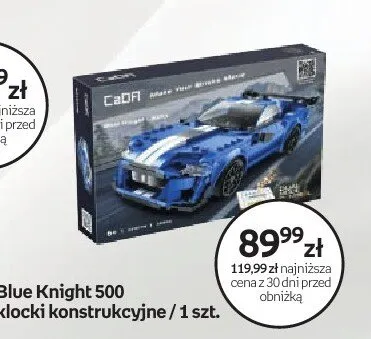Klocki konstrukcyjne CaDA Blue Knight 500 promocja w Empik