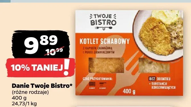Danie (różne rodzaje) 400 g promocja w Netto