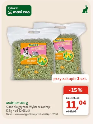 Siano dla gryzoni MultiFit promocja w MAXI ZOO