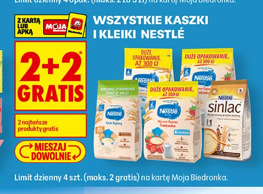 Kaszki i kleiki Nestlé promocja w Biedronka