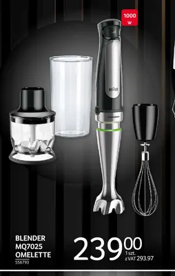 Blender MQ7025 Omelette Braun promocja w Selgros