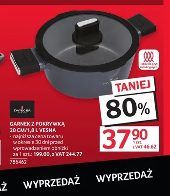 Garnek z pokrywką 20 cm 1,8 l Vesna Zwieger promocja w Selgros