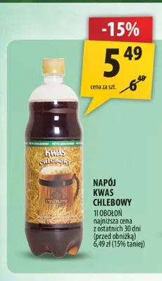 Napój kwas chlebowy Obołoń promocja w Arhelan