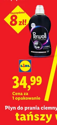 Płyn do prania ciemnych tkanin Perwoll Renew promocja w Lidl