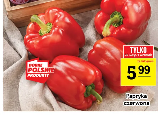 Papryka czerwona promocja w Gram Market