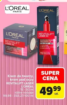 Krem pod oczy Revitalift Laser L'Oréal promocja w Carrefour