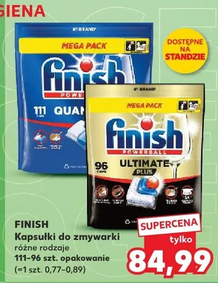 Kapsułki do zmywarki Finish Ultimate Plus promocja w Kaufland