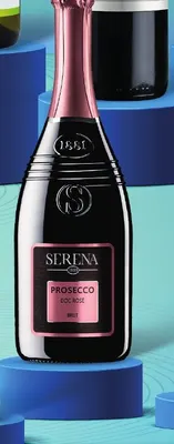 Wino musujące Serena 1881 Prosecco Rosé Brut promocja w Żabka