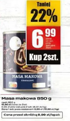 Masa makowa 850 g promocja w Supeco