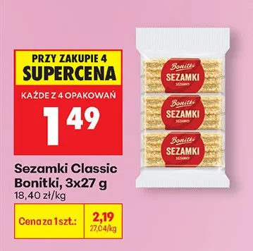 Sezamki Classic promocja w Biedronka
