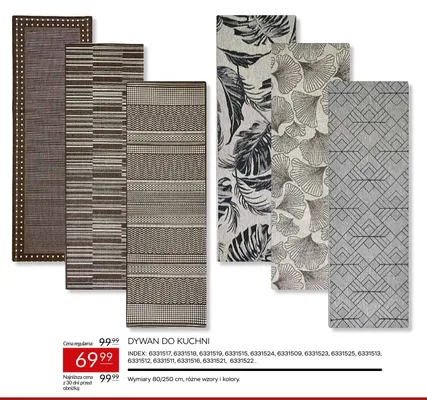 Dywan do kuchni promocja w Abra Meble