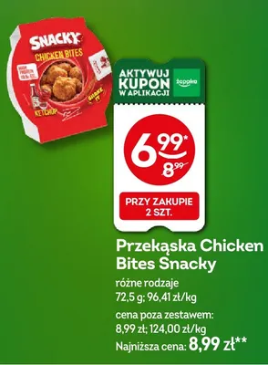 Przekąska Chicken Bites Snacky promocja w Żabka