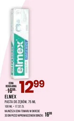 Pasta do zębów Elmex promocja w Drogerie Natura