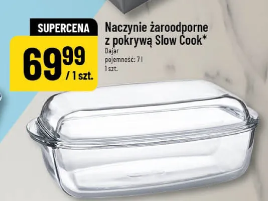 Naczynie żaroodporne z pokrywą Slow Cook promocja w POLOmarket